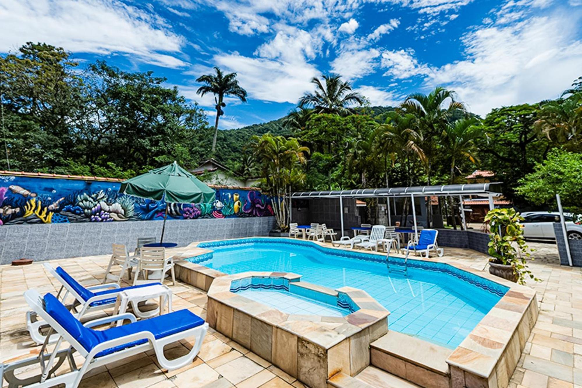 Velinn Pousada Ubatuba Tropical Экстерьер фото
